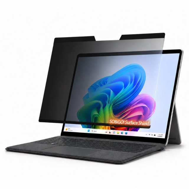 SOBiGO 鎖必隔｜Microsoft Surface 系列專用磁吸式防窺抗藍光保護片