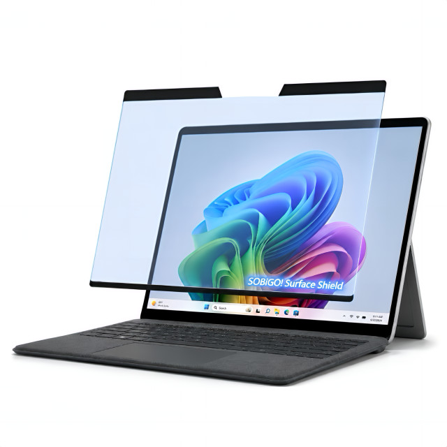 SOBiGO 鎖必隔｜Microsoft Surface 專用磁吸式抗藍光保護膜 (霧面防眩)｜AG防眩光 消除反光倒影 護眼首選 Pro 11/10/9 Laptop