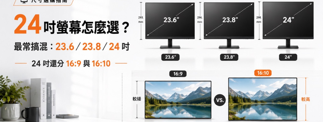 24吋防窺片怎麼選？23.6 / 23.8 / 24 / 24.5 尺寸差異＋防窺效果一次看懂（含比例解析）
