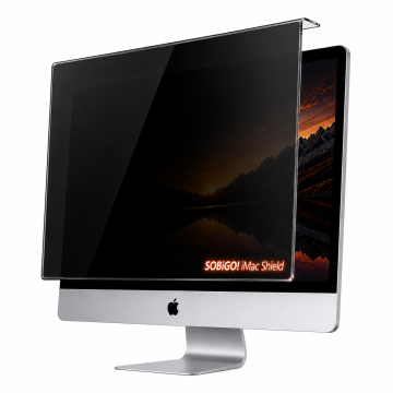 SOBiGO 鎖必隔｜iMac 21.5 / 24 / 27吋 抗藍光防窺掛板｜左右防窺｜壓克力保護板｜免安裝